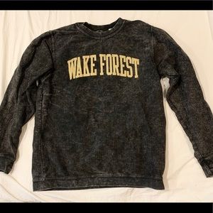 Wake Forest Corded Crew Sweatshirt